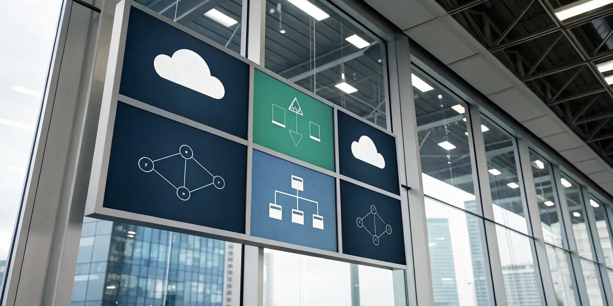 A multi-cloud vendor comparison tool interface with logos of different cloud providers.