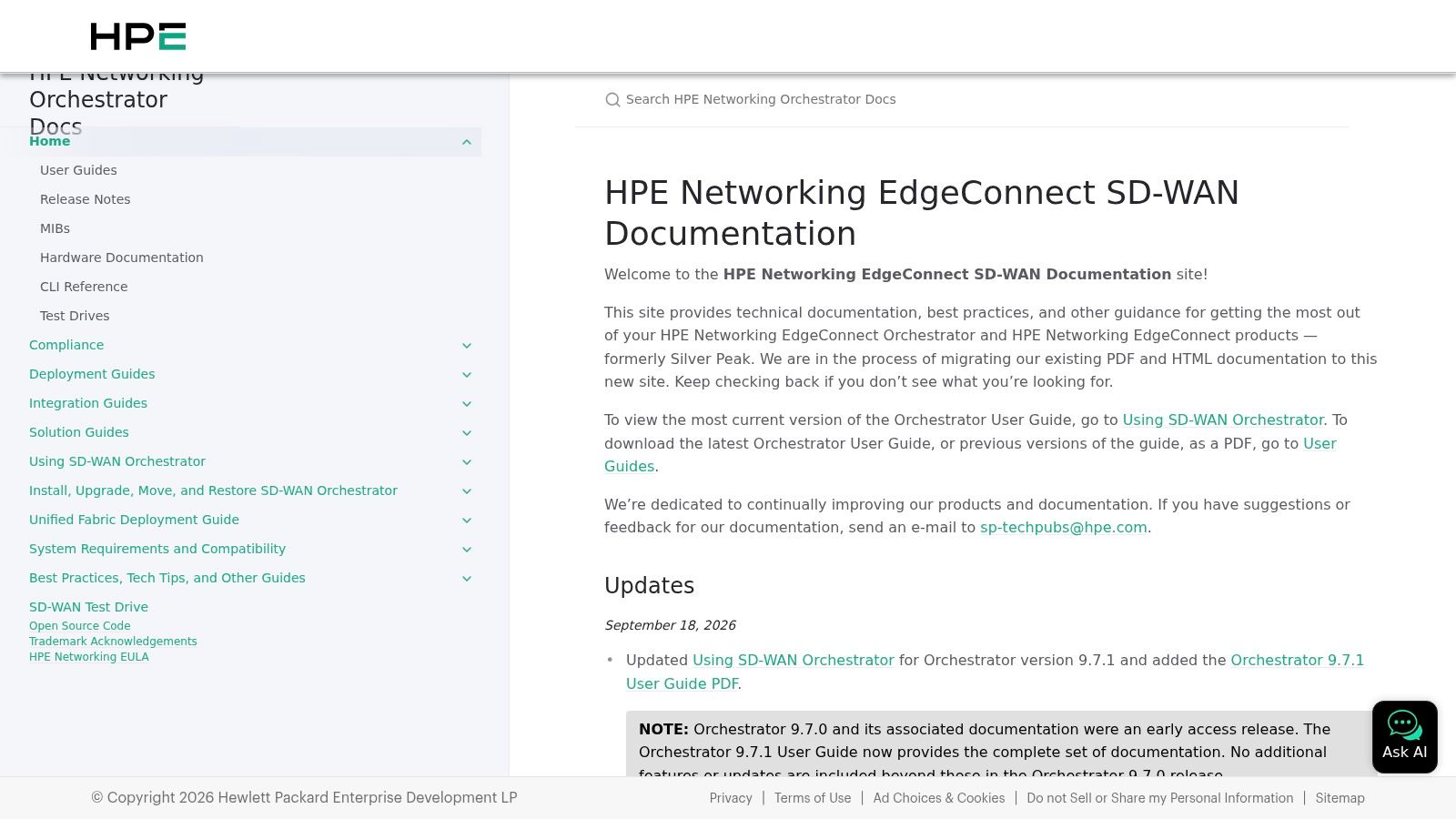 HPE Aruba Networking EdgeConnect (formerly Silver Peak)