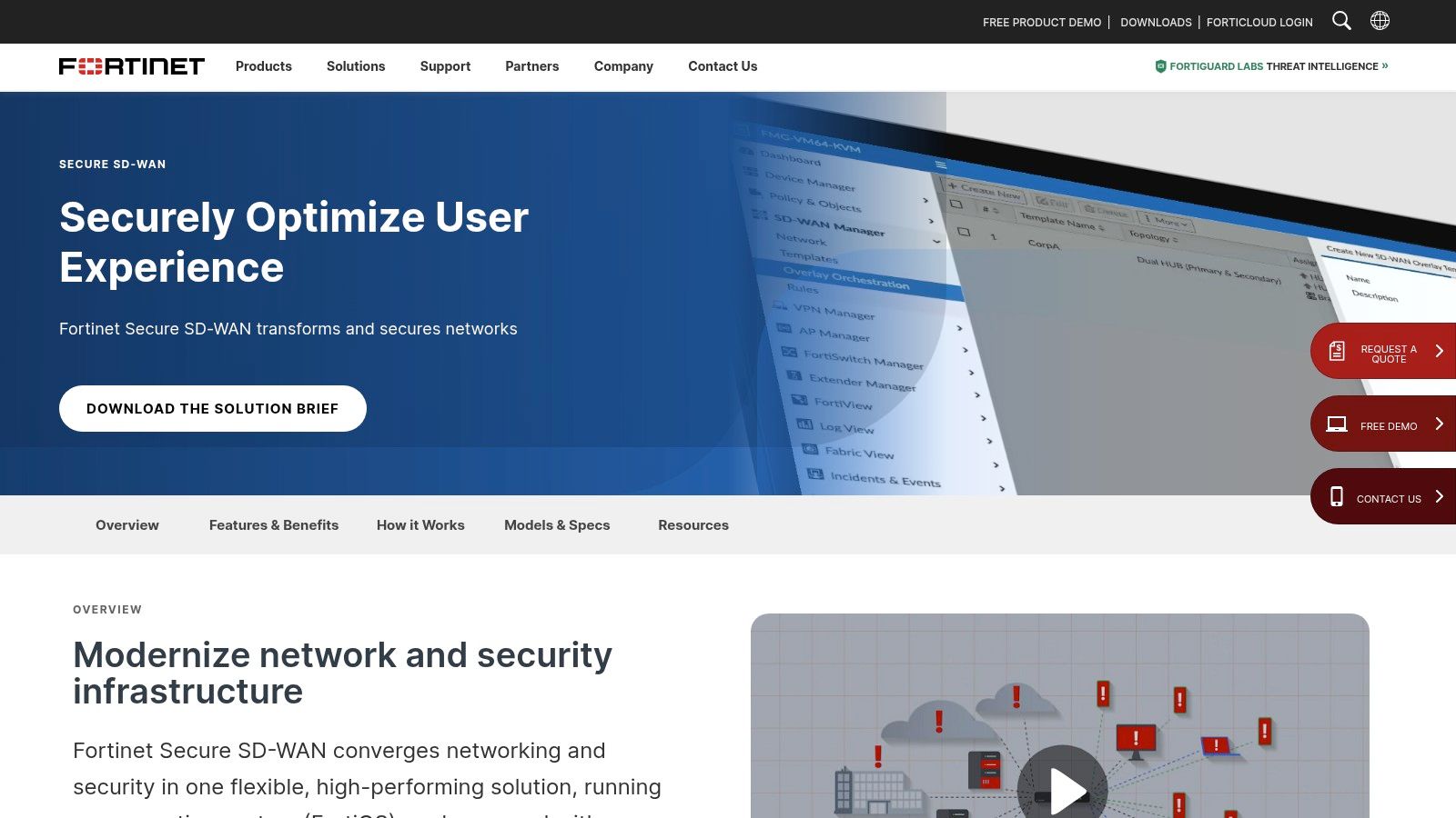 Fortinet Secure SD-WAN (FortiGate-based)